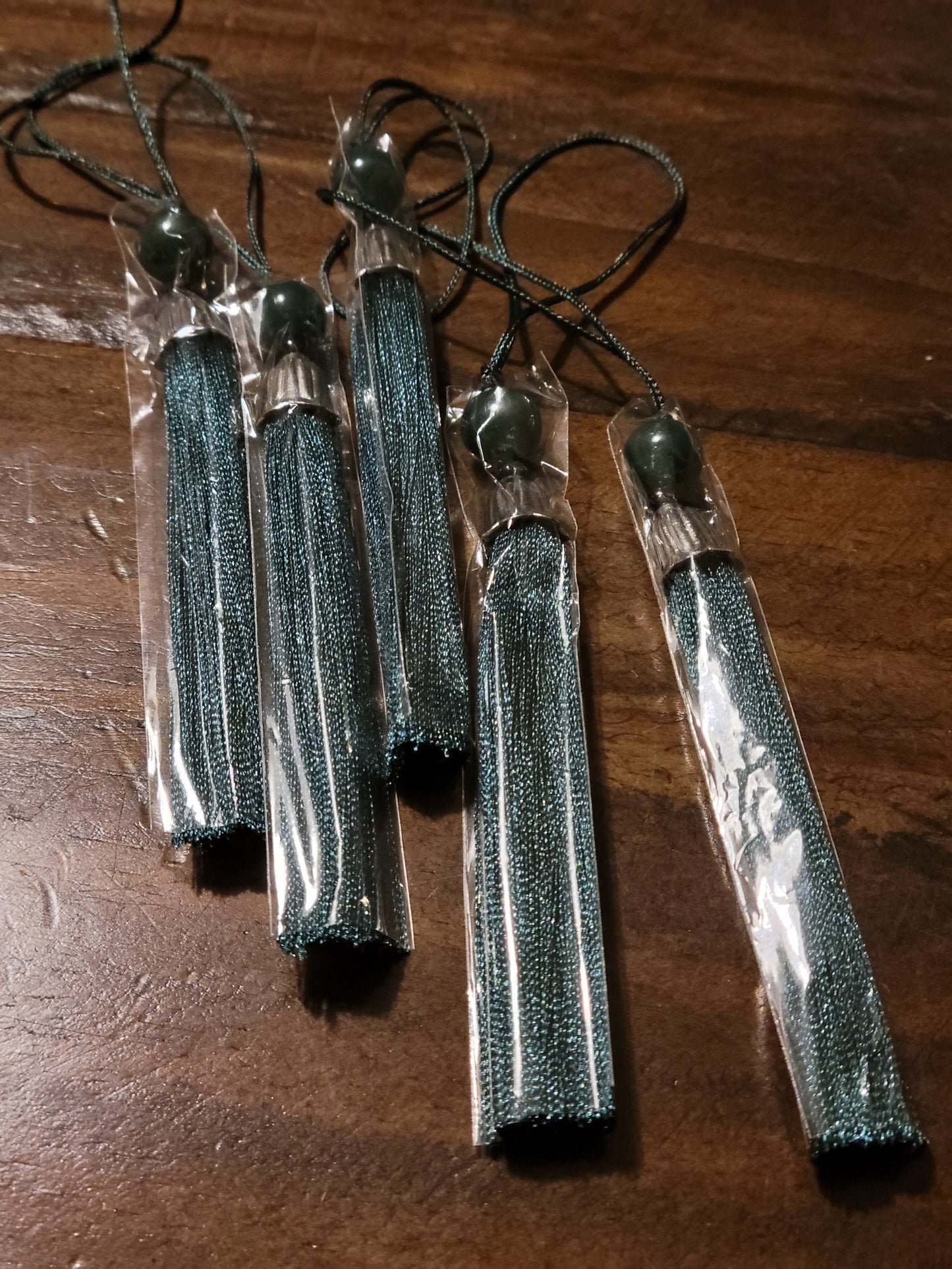 Beaded Bookmark Tassels - set of 5