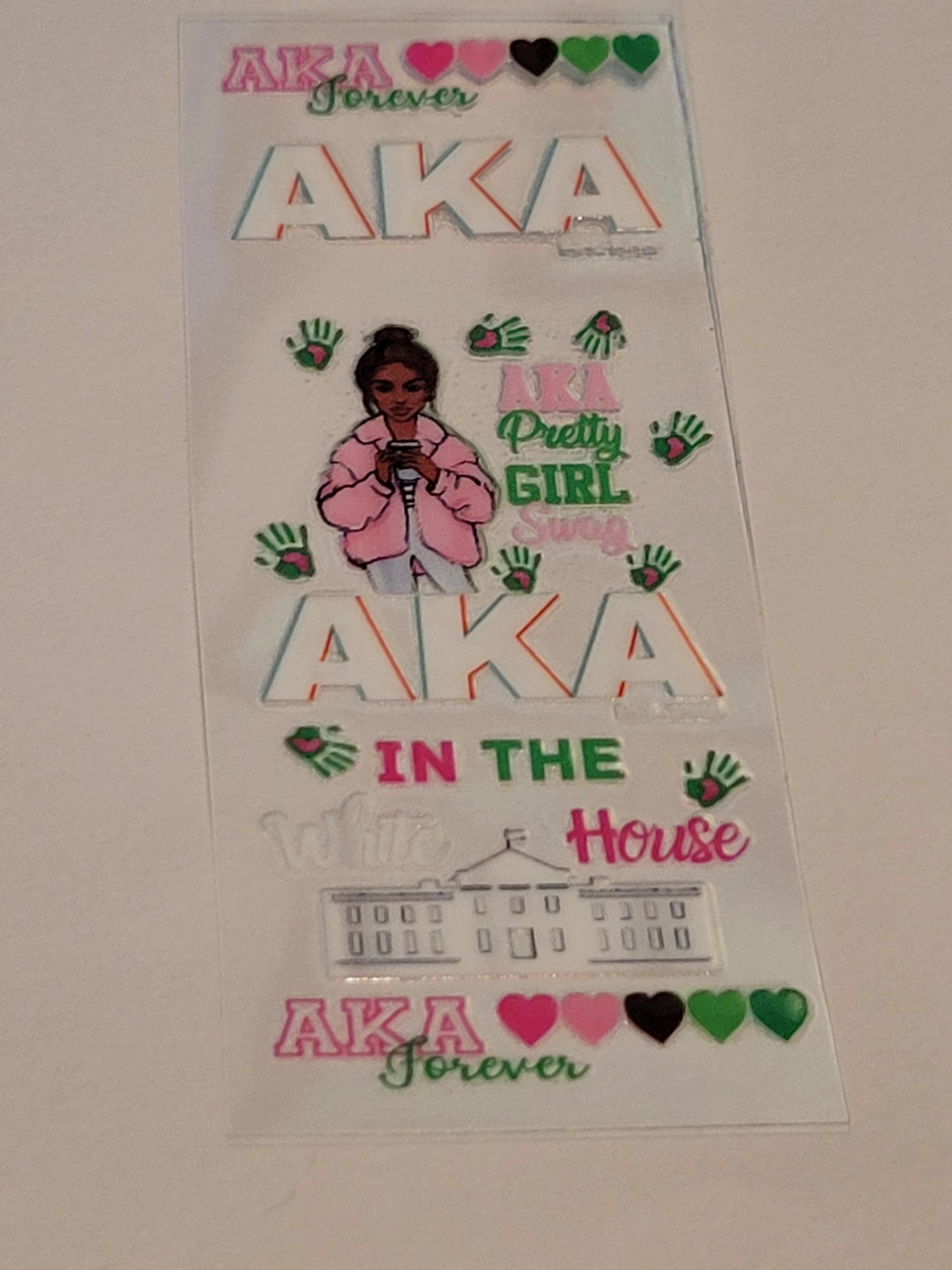 Beadable Pen Wraps - Alpha Kappa Alpha