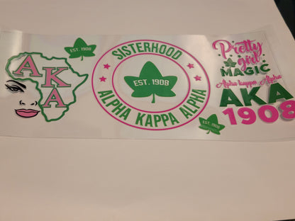 Cup Wraps - Alpha Kappa Alpha