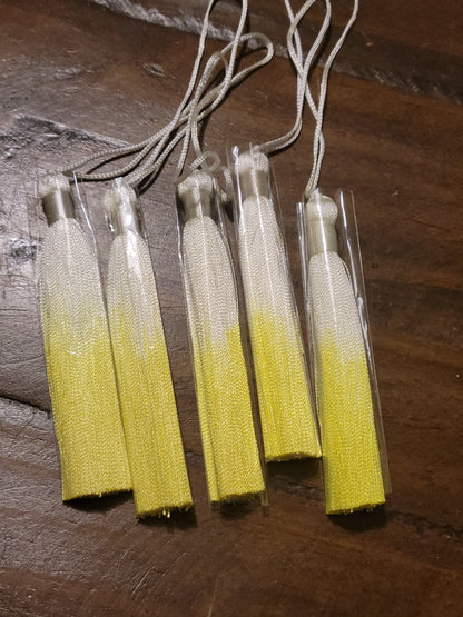 Ombre Bookmark Tassels - set of 5